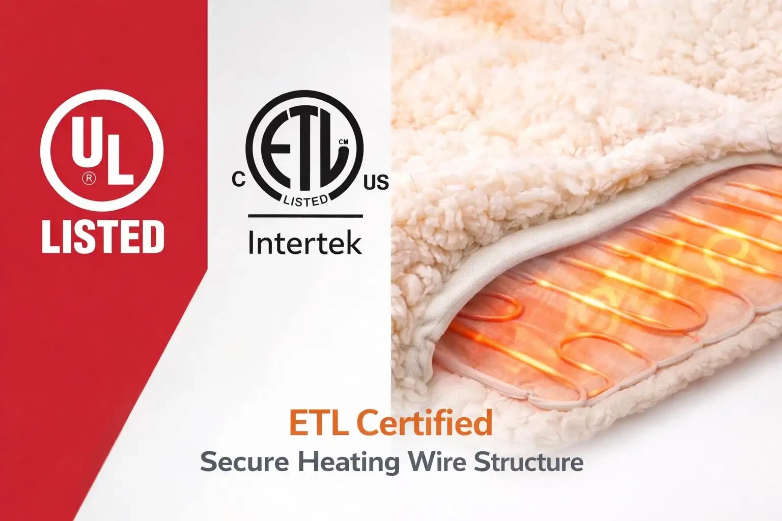 ETL Certified king size electric blanket@sshine ETL Certified king size electric blanket@sshine